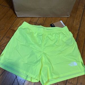The North Face Limitless Neon Yellow Shorts Men’s S